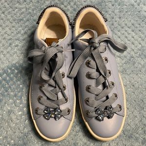 Coach C101 Sneaker with Swarovski crystals, Cornflower blue, Size 9